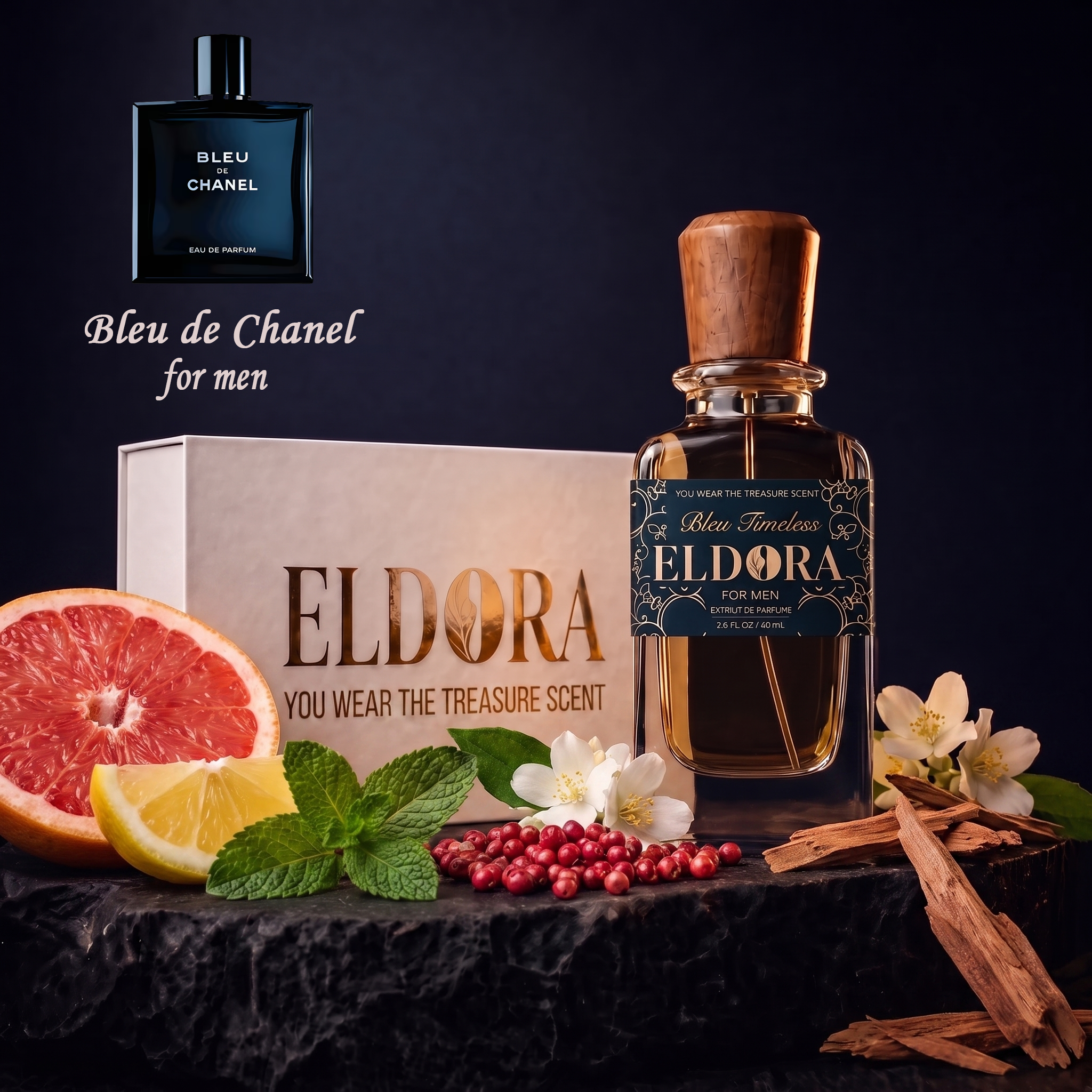 Bleu Timeless by Eldora - Eau de Parfum inspired by Bleu de Chanel (Chanel)