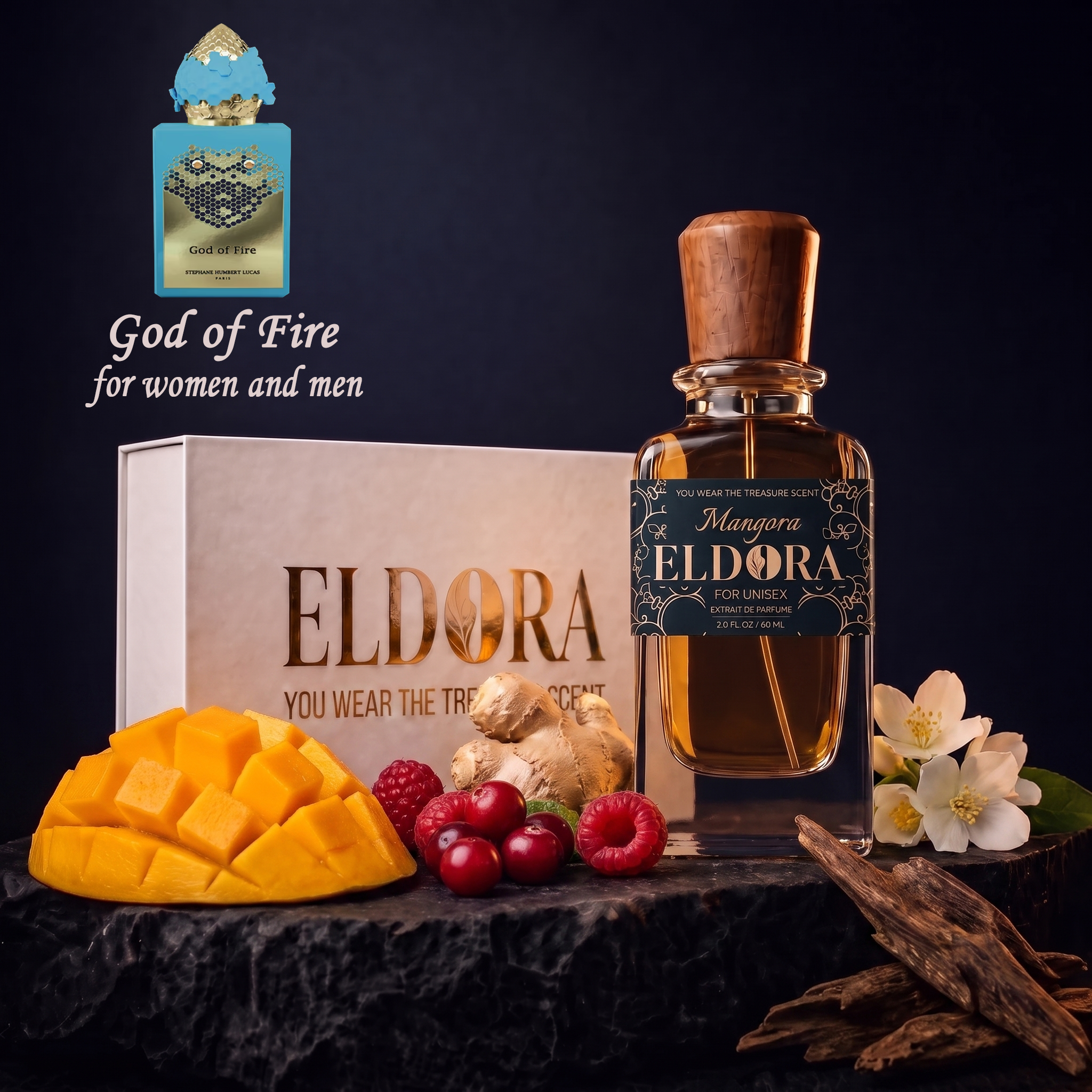 Mangora by Eldora - Eau de Parfum inspired by God of Fire (Stéphane Humbert Lucas 777)