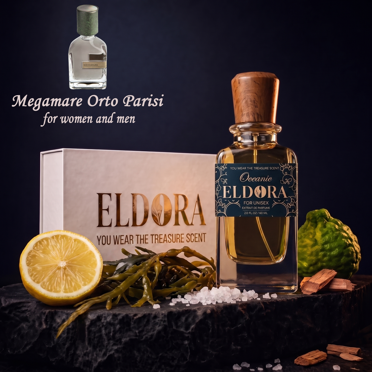 Oceanic by Eldora - Eau de Parfum inspired by Megamare (Orto Parisi)