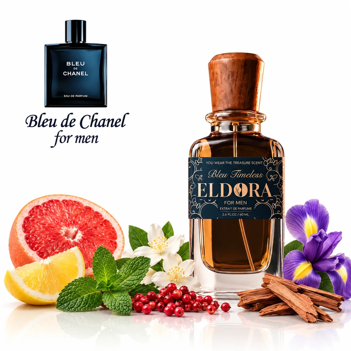 Bleu Timeless by Eldora - Eau de Parfum inspired by Bleu de Chanel (Chanel)