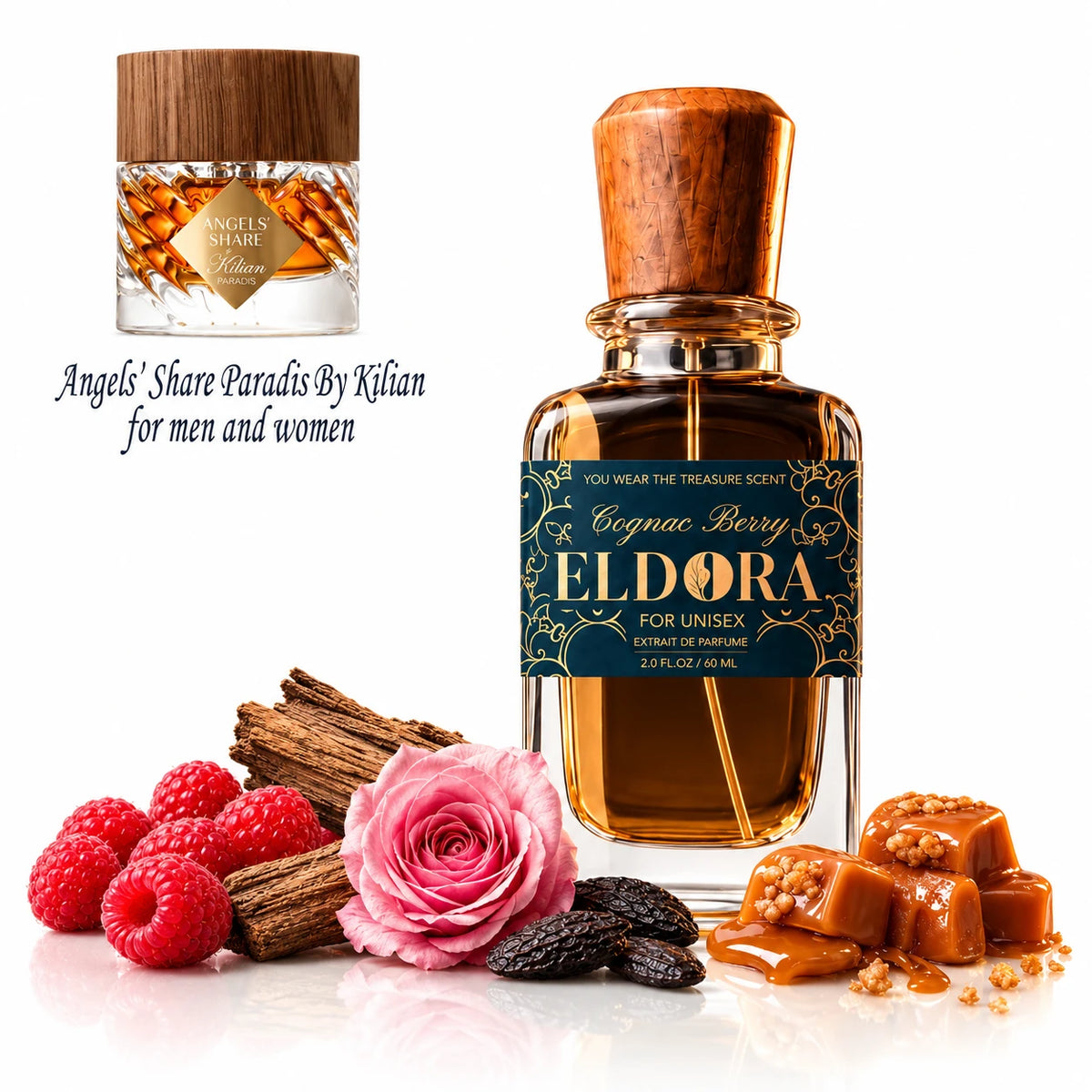 Cognac Berry by Eldora - Extrait de Parfum inspired by Angels' Share Paradis (By Kilian)