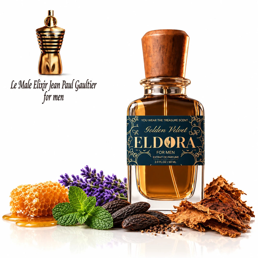 Golden Velvet by Eldora - Extrait de Parfum inspired by Le Male Elixir (Jean Paul Gaultier)