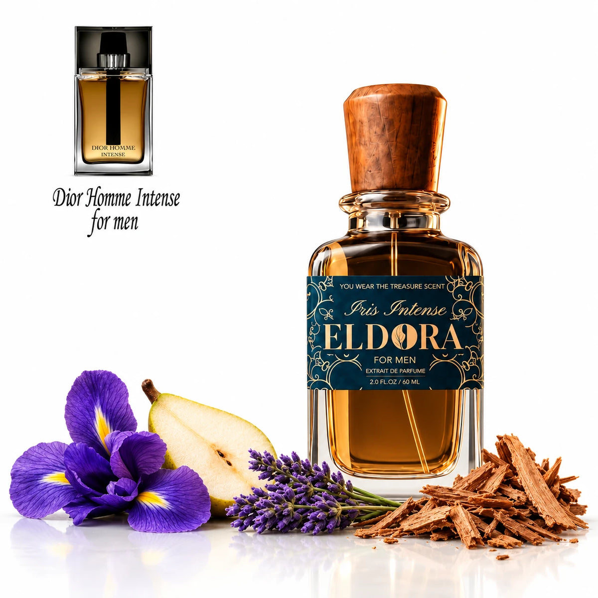 Iris Intense by Eldora - Extrait de Parfum inspired by Dior Homme Intense (Dior)
