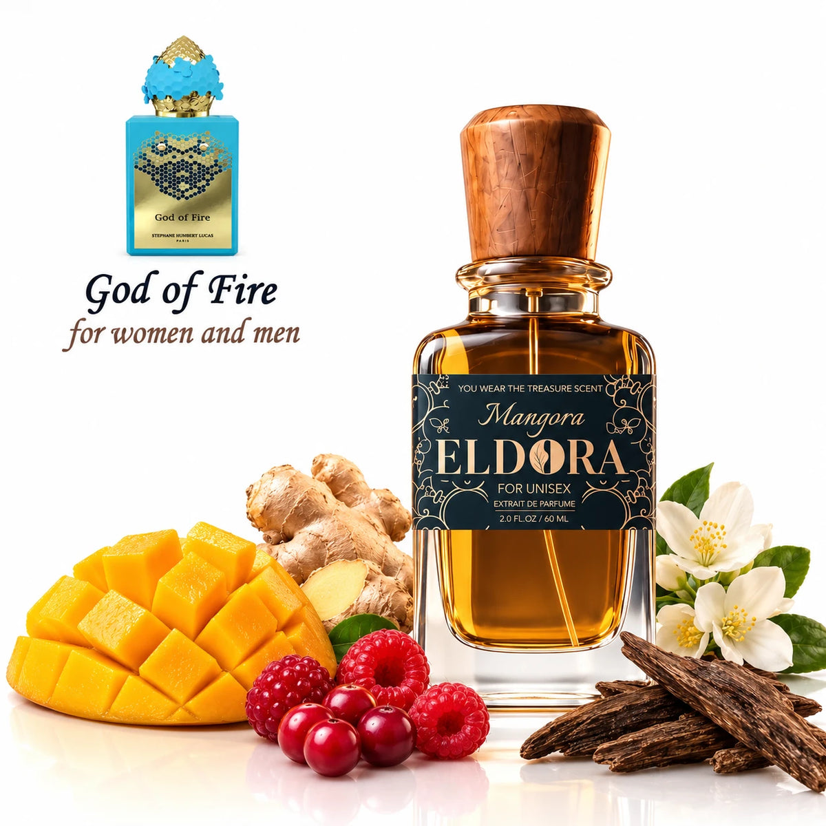 Mangora by Eldora - Eau de Parfum inspired by God of Fire (Stéphane Humbert Lucas 777)