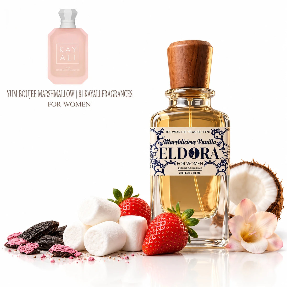 Marshlicious Vanilla by Eldora - Extrait de Parfum inspired by Yum Boujee Marshmallow 81 (Kayali)