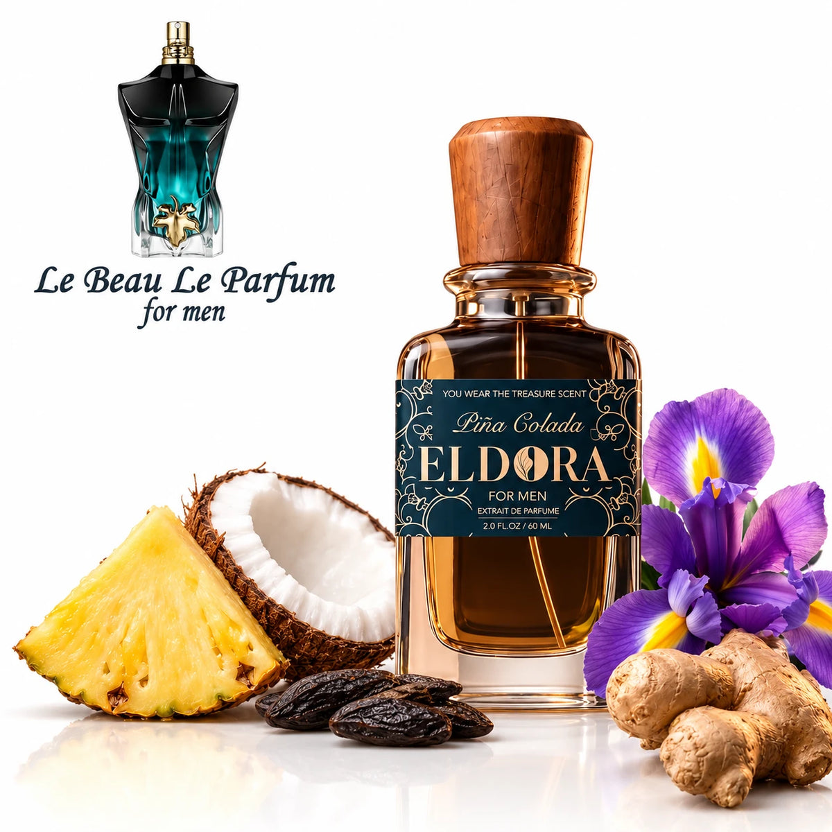 Piña Colada by Eldora - Eau de Parfum inspired by Le Beau Le Parfum (Jean Paul Gaultier)